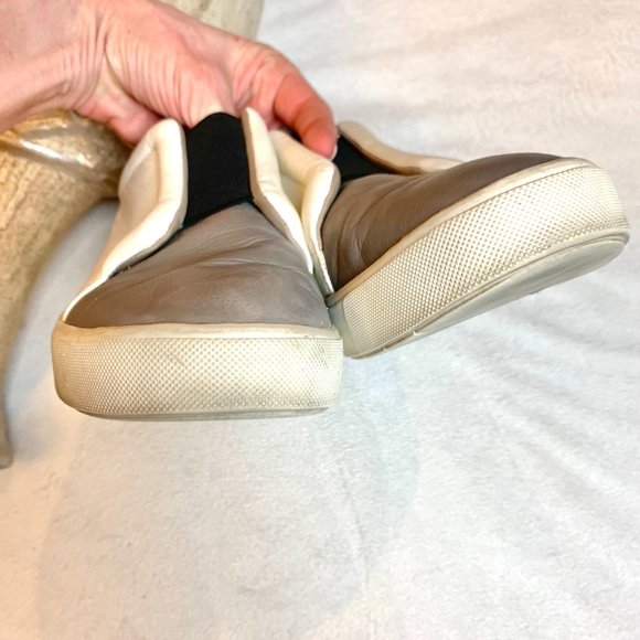 Vince Caden Slip On Sneakers Leather Textile Skate - Picture 12 of 14